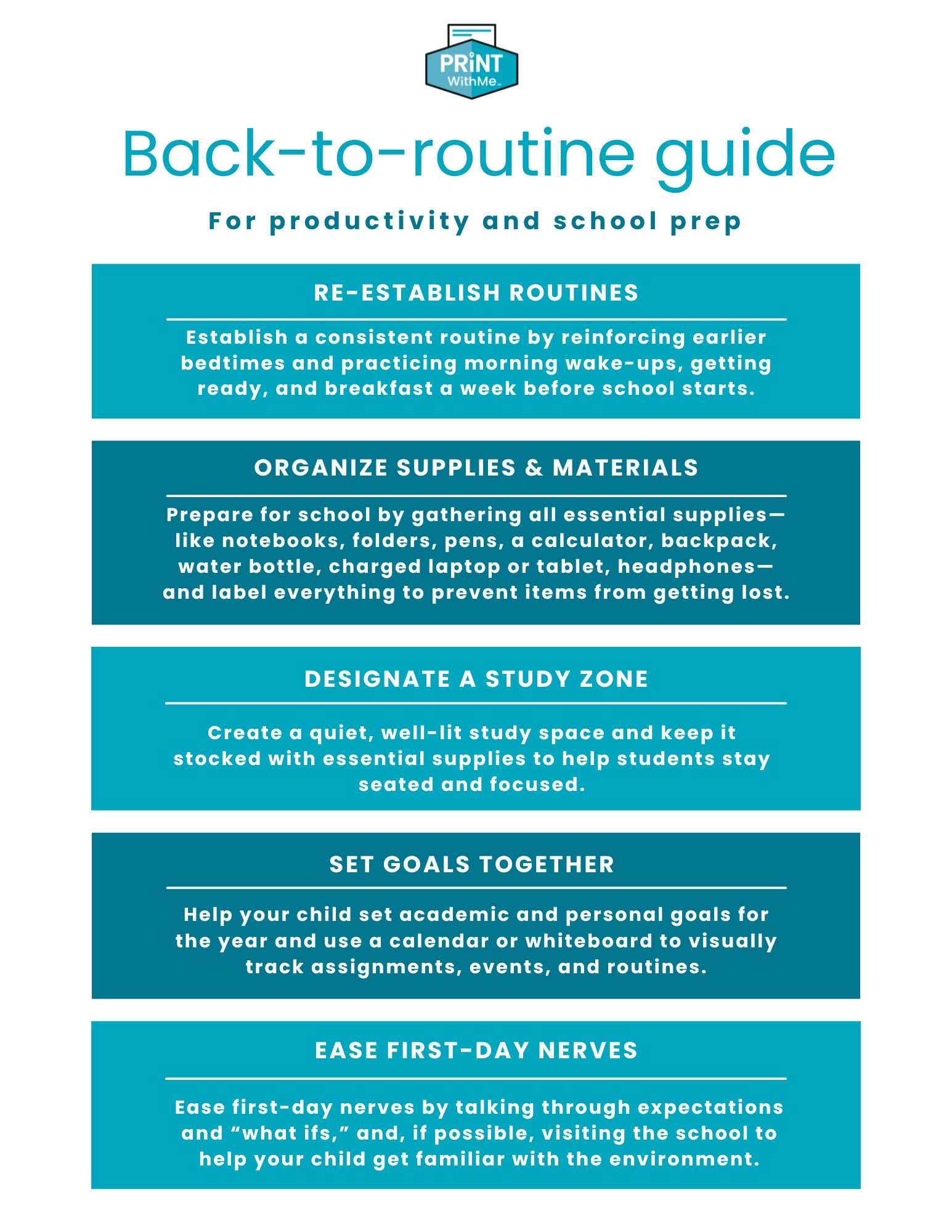 Back to Routine Guide