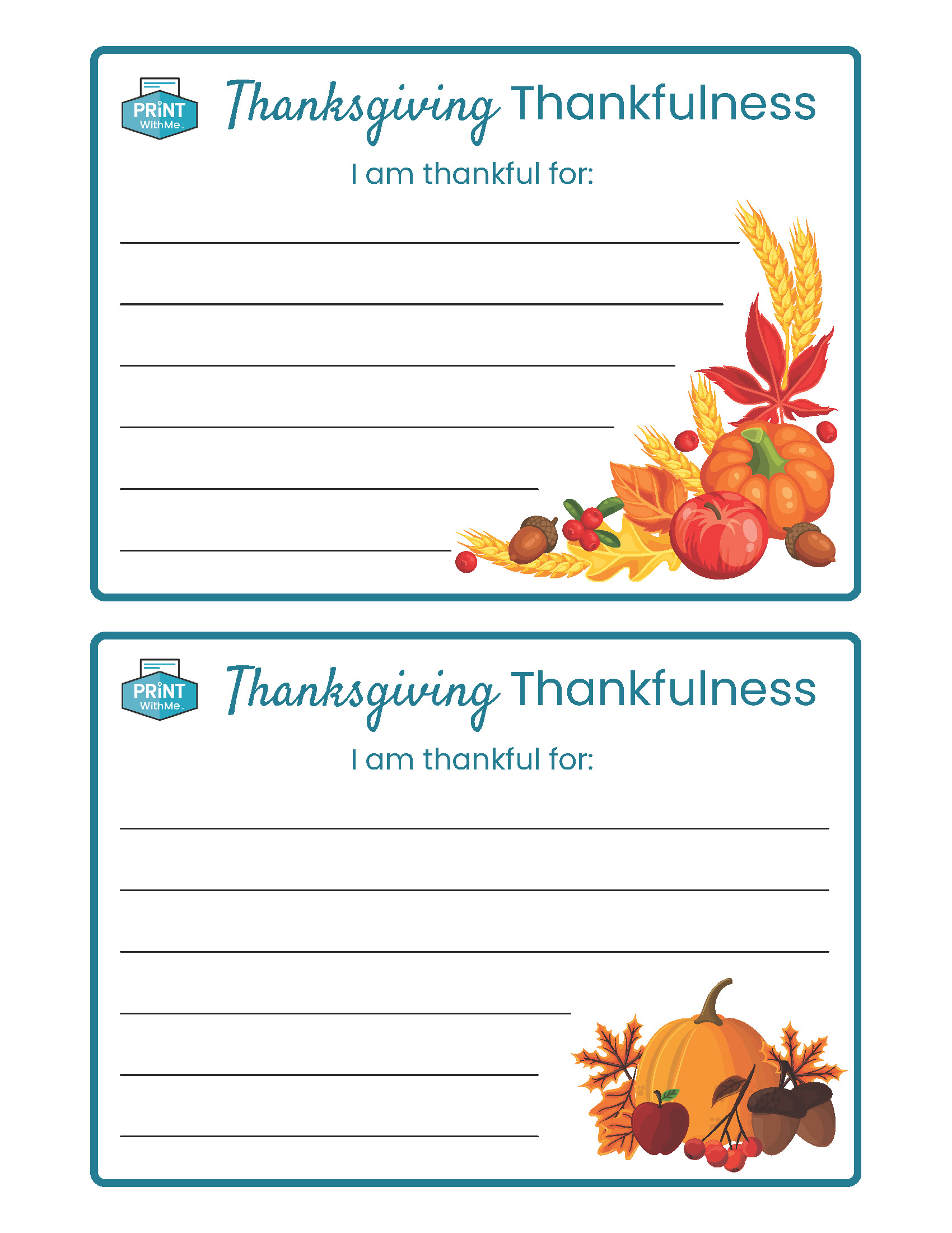 I am Thankful for Card