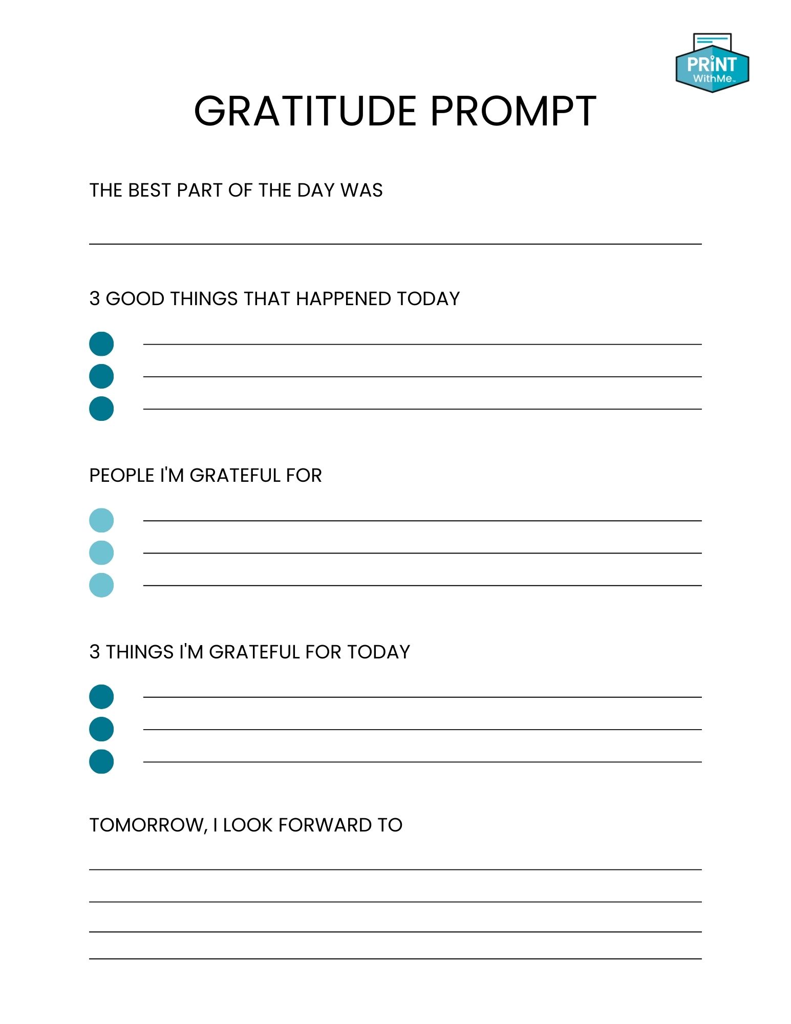 Gratitude Prompt