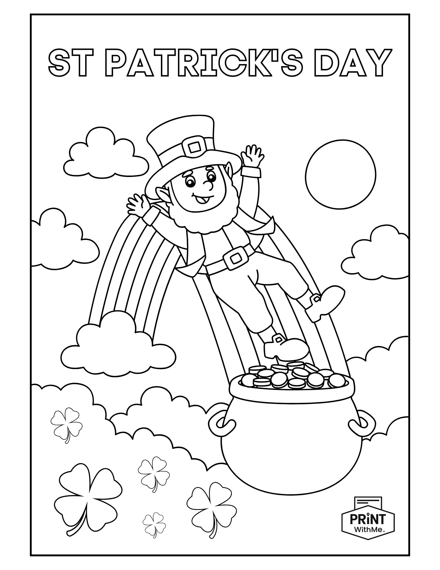 Winter Coloring Page 