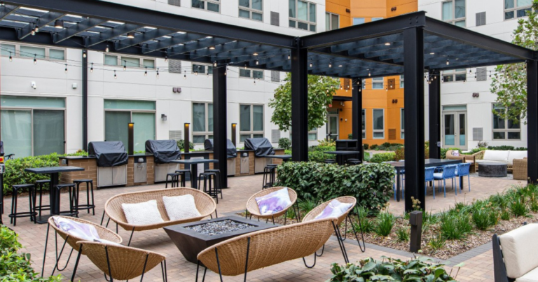 The Residences at Payton Place courtyard amenities