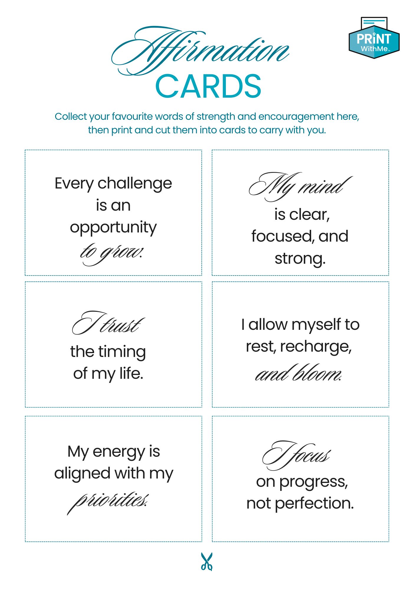 Affirmation Cards