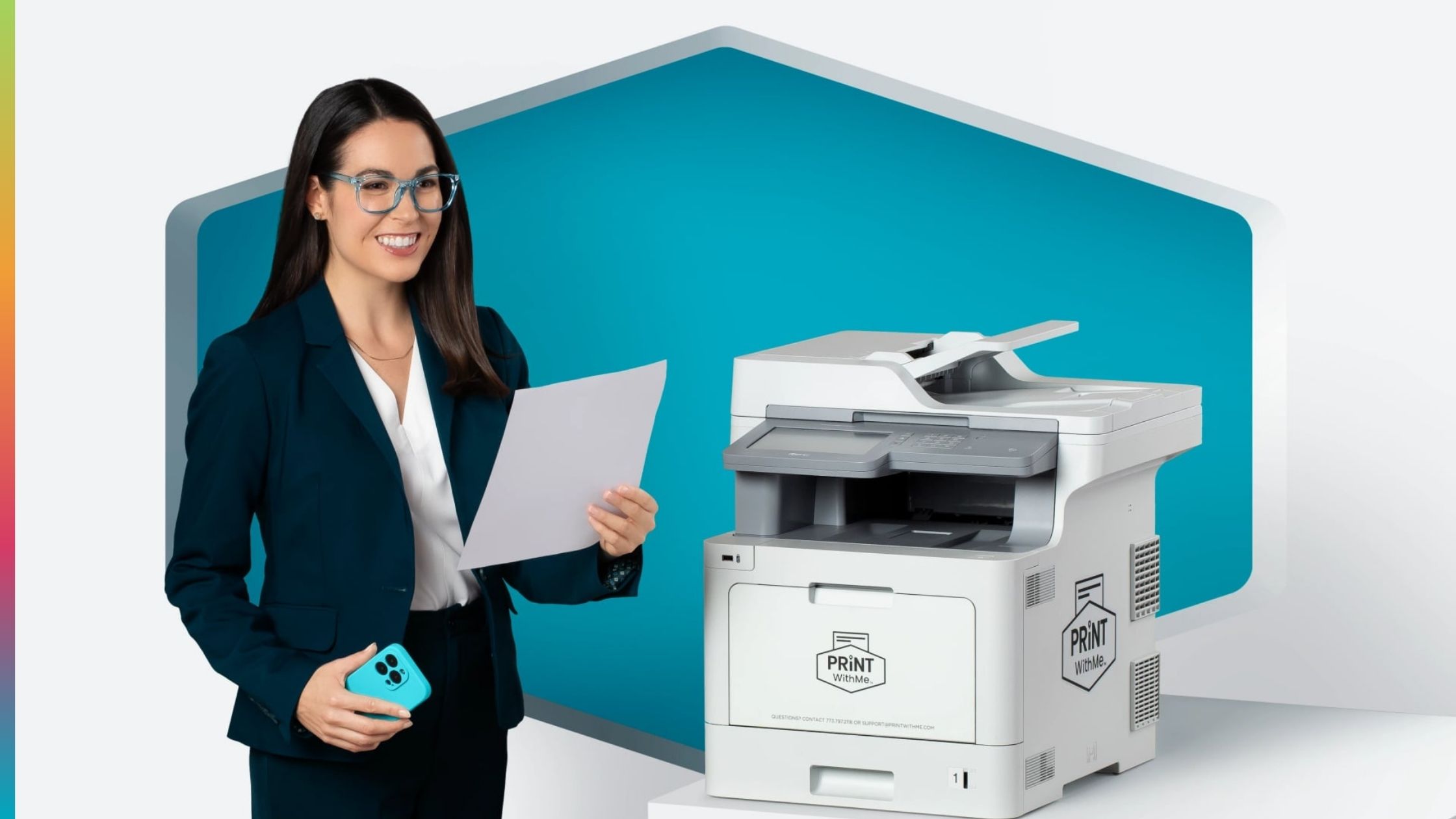 Property manager evaluating a PrintWithMe apartment printing service