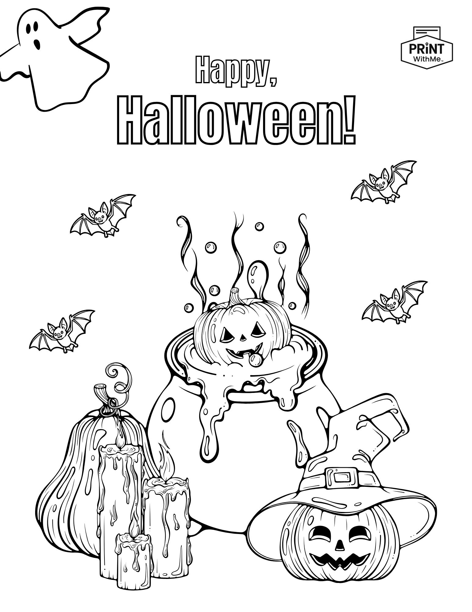 Halloween Coloring Page
